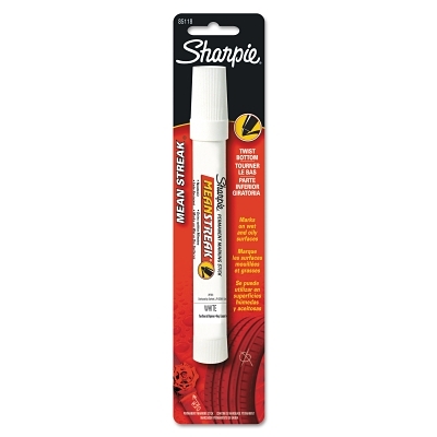 SHARPIE MEANSTREAK WHITE(1CT CARD)